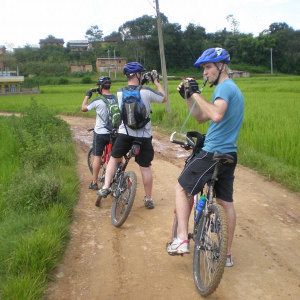 mountain biking